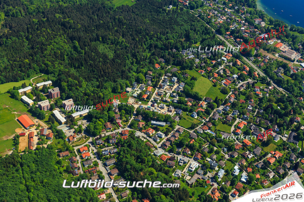 Luftbild von  Tutzing - Luftaufnahme wurde 2015 von https://frankenair.de mittels Flugzeug (keine Drohne) erstellt - die Geschenkidee