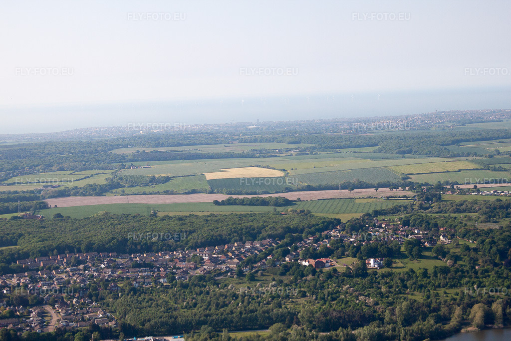 Vue aérienne: Vue de la ville à Fordwich dans le département Angleterre, Grande Bretagne. Photo: IMG_50343.jpg prise le 27/05/2012 par Werner Riehm/FLY-FOTO.eu – Résolution de l'original: 4752 x 3168 px