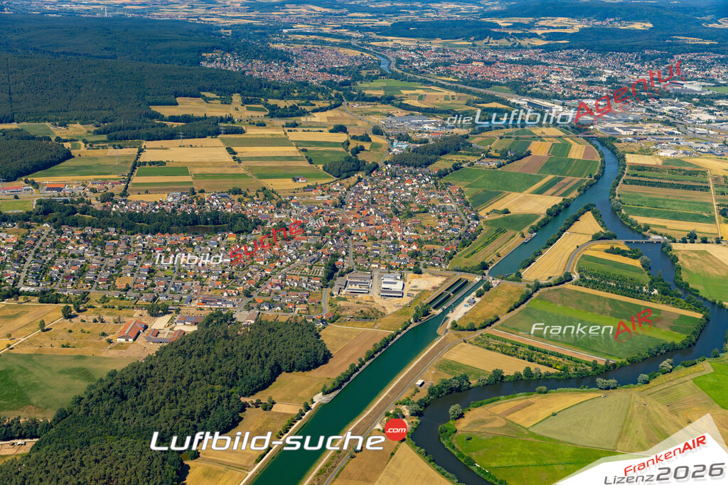 Das Luftbild der Stadt Hausen wurde 2022 vom Flugzeug heraus erstellt (keine Drohnen-Aufnahmen) Aufnahmehöhe ca.450 Meter- hohe Bildauflösung und Druck-Qualität. Garantiert!