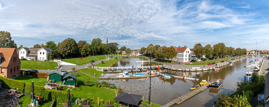 Hafenpanorama Tönning | Historischer Hafen in Tönning an der Eider