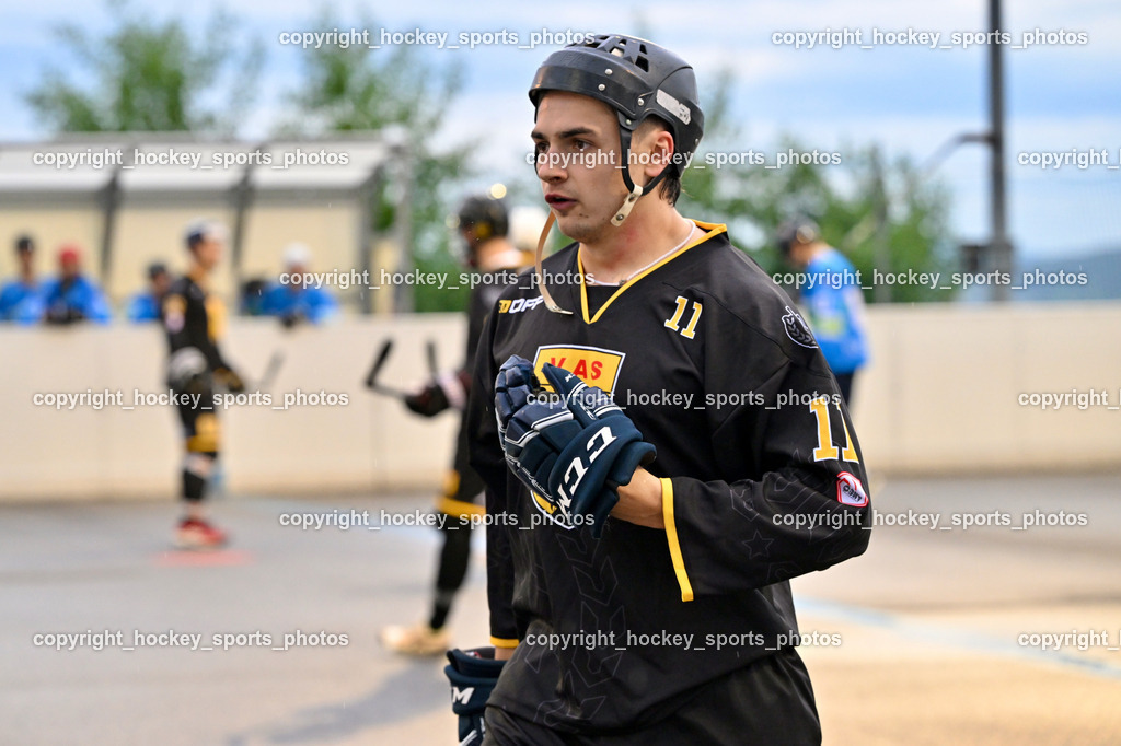VAS Ballhockey Villach vs. ASKÖ Villach Ballhockey | #11 Potocnik Luca, VAS Ballhockey Villach vs. ASKÖ Villach Ballhockey, VAS Ballhockey Villach vs. ASKÖ Villach Ballhockey am 28.05.2025 in Villach (Alpen Arena ), Austria, (Photo by Bernd Stefan)