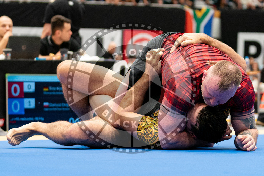 20230916PBB3064 | Fighters compete during the grappling tournement ADCC Trials (European, Middle East and African Championship) in Warsaw, Poland, on September 16, 2023.