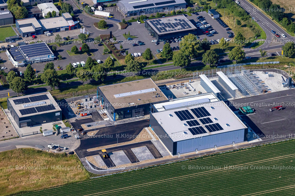 Luftbild Kempen-4929 | Luftbildfotografie Industrie- und Gewerbegebiet an der Straße An der Kornmühle in Kempen im Bundesland Nordrhein-Westfalen, Deutschland - Realisiert mit Pictrs.com