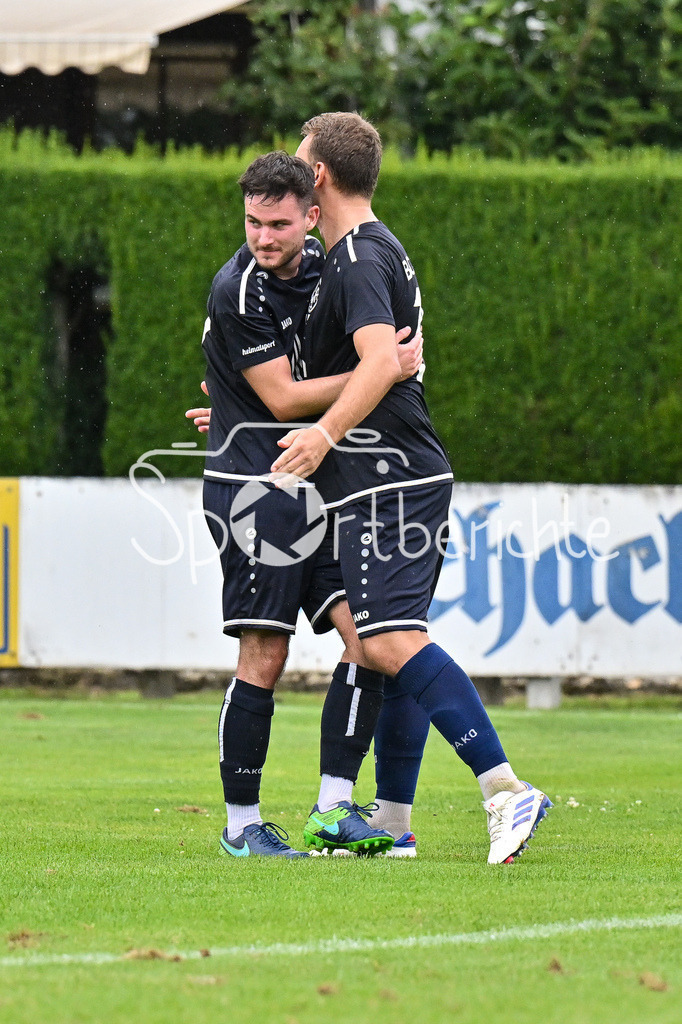 BC Aichach - FC Affing | Jubel nach 2-1 durch BC Aichach #19