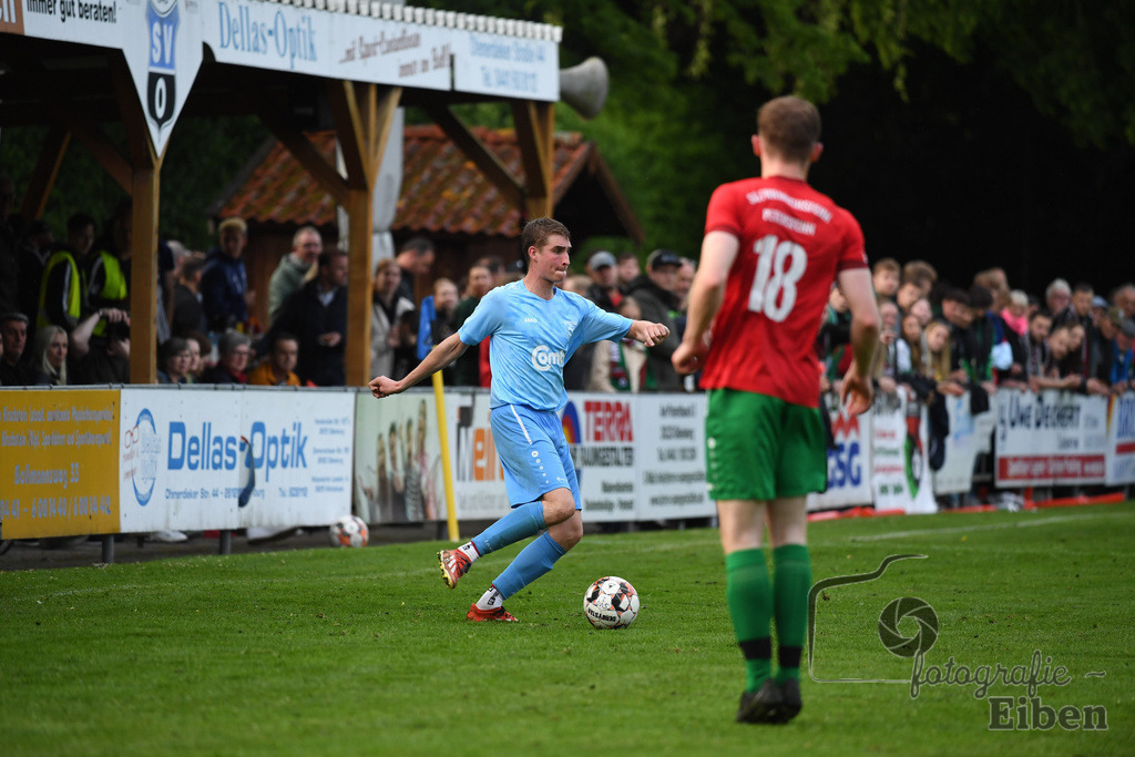 BV Bockhorn-SG FriPe | Relegation zur Kreisliga; BV Bockhorn (blau)-SG FriPe (rot) am 05.06.2025 in Oldenburg/Ofenerdiek (Lagerstraße), Photo: Philip Eiben 2025 - Realisiert mit Pictrs.com