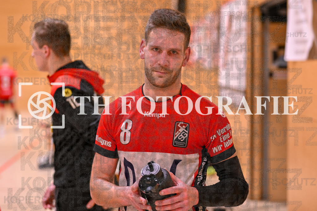 GER, SG Maulburg/Steinen - TV St. Georgen, Handball, Landesliga, 16. Spieltag, Saison 2023/2024, 17.02.2024 | Jakob Tiedtke (SG Maulburg/Steinen, #08)

GER, SG Maulburg/Steinen - TV St. Georgen, Handball, Landesliga, 16. Spieltag, Saison 2023/2024, 17.02.2024

Foto: TH Fotografie/Thomas Hess