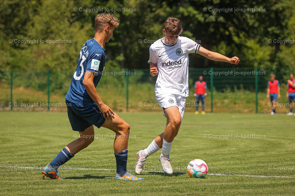 BQ3I5111 | 17.06.2023; Testspiel; Rasenplatz Offdilln; VfL Bochum U17 - Eintracht Frankfurt U17; Ergebnis: 3:1 (1:1)