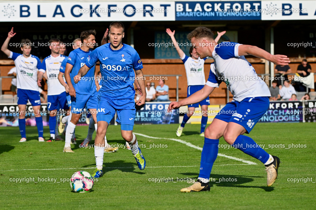 SAK vs. SK Treibach | #13 Fabian Griesebner SAK, #20 Manuel Primusch Böck SK Treibach, SAK vs. SK Treibach, SAK vs. SK Treibach am 29.05.2024 in Klagenfurt (Sportpark Welzenegg), Austria, (Photo by Bernd Stefan)