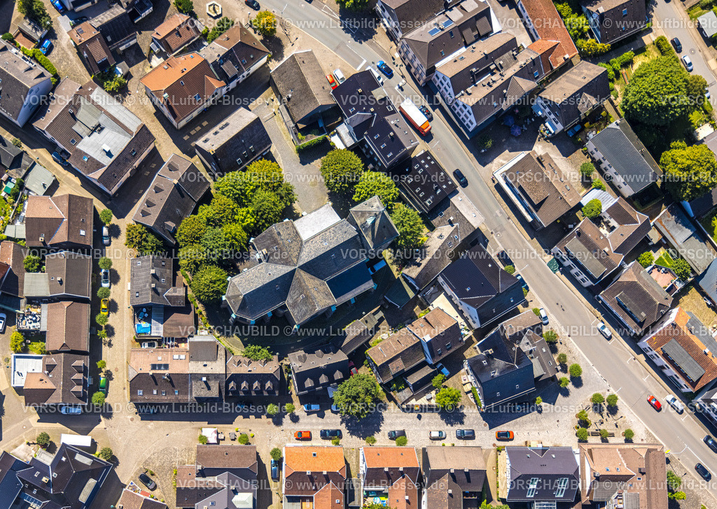 Breckerfeld230801728 | Luftbild, Evang. Jakobus-Kirche, Breckerfeld, Ruhrgebiet, Nordrhein-Westfalen, Deutschland