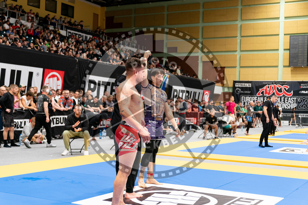 20230916PBB5999 | Fighters compete during the grappling tournement ADCC Trials (European, Middle East and African Championship) in Warsaw, Poland, on September 16, 2023.