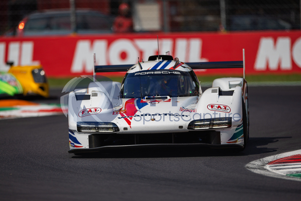 Trainproduction-20230708-0081 | MONZA,ITALY,08.Jul.23 - MOTORSPORTS - WEC, FIA World Endurance Championships, 6h of Monza, Autodromo Monza. Image shows Gianmaria Bruni (ITA), Harry Tincknell (GBR) and Neel Jani (SUI/ Proton Competion). Photo: Trainproduction / Matthias Trinkl