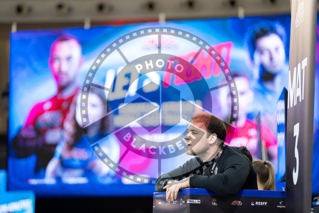 20260214PBB0761 | Fighters compete during the ADCC European Trials  competition day 1 in Belgrade, Serbia, on February 14, 2026.