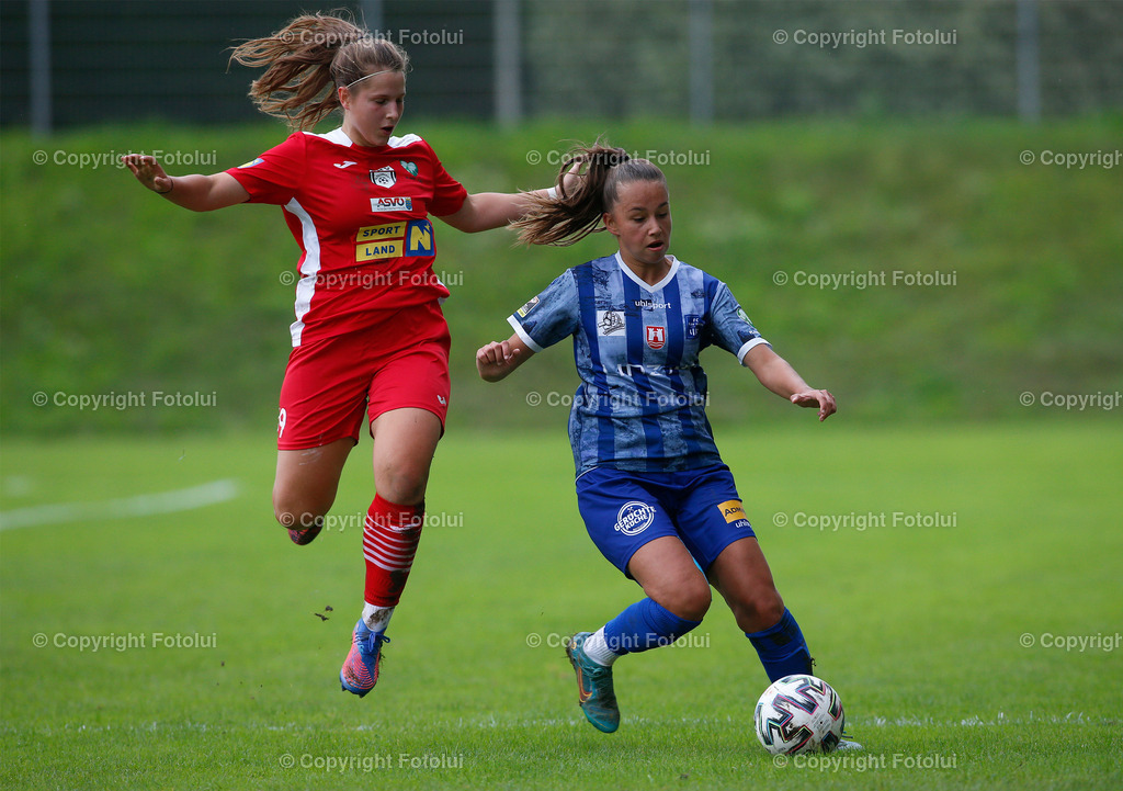 A_LUI_180922_4 | SPORT,FUSSBALL,PLANET PURE FRAUEN BUNDESLIGA SPG UNION KLEINMUENCHEN/BLAU WEISS LINZ—SKV DER POOLBAUER ALTENMARKT 18.09.2022 IM BILD:ALMEDINA SISIC (KLEINMUENCHEN ) UND SOPHIE ROADL (ALTENMARKT) FOTO:FOTOLUI