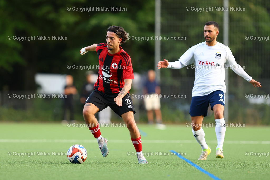 NH_Concordia_TuSDassendorf_LottoPokal_08082025 | #23 Diego Larralde Berendsohn (Concordia)Fußball I Herren I Lotto-Pokal I Saison 2025-2026  I 1. Runde I Concordia - TuS Dassendorf I 08..08.2025 I Sportplatz Bekkamp