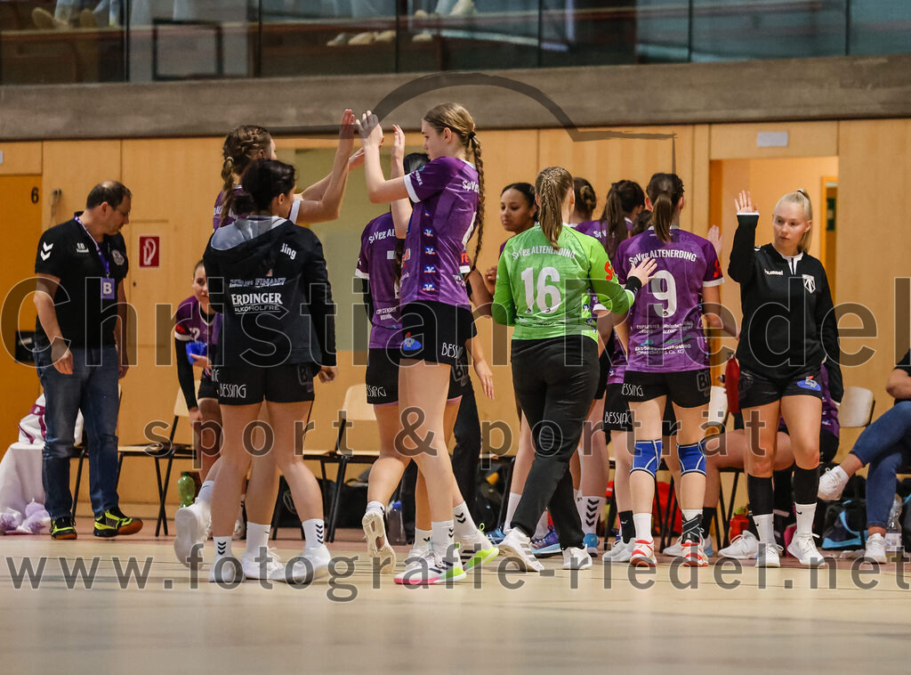 2024-10-13_094_SpVgg_Altenerding_gegen_SC_Freising | Erding, Deutschland, 13.10.2024:Handball, Bezirksoberliga Frauen Altbayern 2024 / 2024, 3. Spieltag, SpVgg Altenerding gegen SC Freising, Endergebnis: 26:35Greta Felbinger (SpVgg Altenerding, #4)Foto: Christian Riedel / fotografie-riedel.net