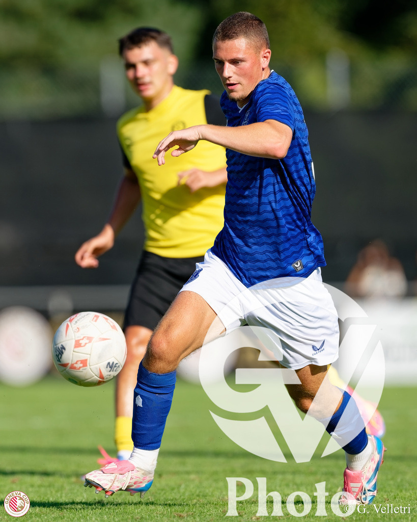 GenevaCup Group Phase - FC Meyrin v Everton FC | during the GenevaCup Group Phase match between FC Meyrin and Everton FC at Stade des Arberes in Meyrin, Switzerland