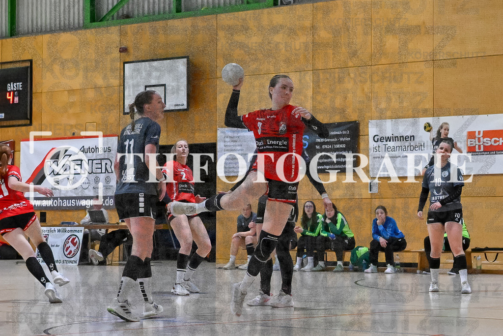 GER, SG Maulburg/Steinen - HB Kinzigtal, Frauen-Handball, Oberliga Suedbaden, 21. Spieltag, Saison 2024/2025, 06.04.2025 | GER, SG Maulburg/Steinen - HB Kinzigtal, Frauen-Handball, Oberliga Suedbaden, 21. Spieltag, Saison 2024/2025, 06.04.2025Foto: TH Fotografie/Thomas Hess