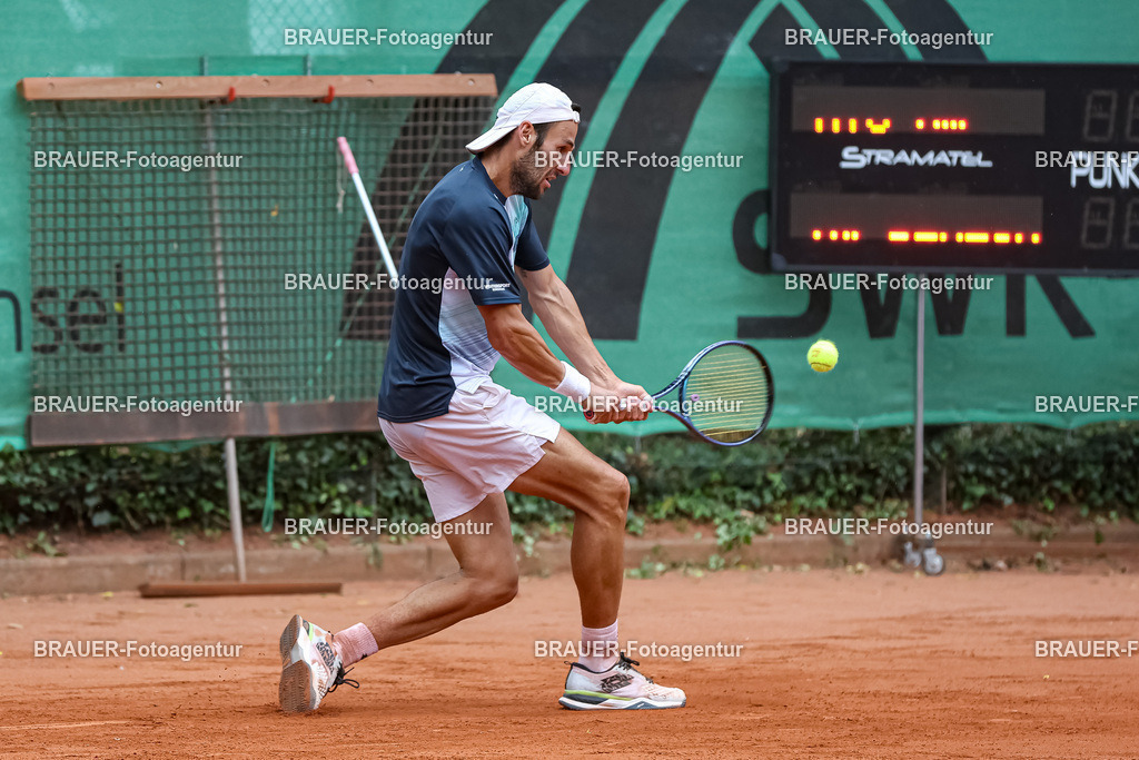 HTC Blau-Weiß Krefeld - LTTC Rot-Weiß Berlin  | Krefeld, Deutschland 21.07.2023, Stefano Travaglia (HTC Blau-Weiß Krefeld) gegen Timo Stadder (LTTC Rot-Weiss Berlin) ,

bei der 2. Tennis Bundesliga Nord Begegnung zwischen HTC Blau-Weiß Krefeld und LTTC Rot-Weiß Berlin am 21.07.2023 in Krefeld.

(Foto: BRAUER-Fotoagentur)
 
