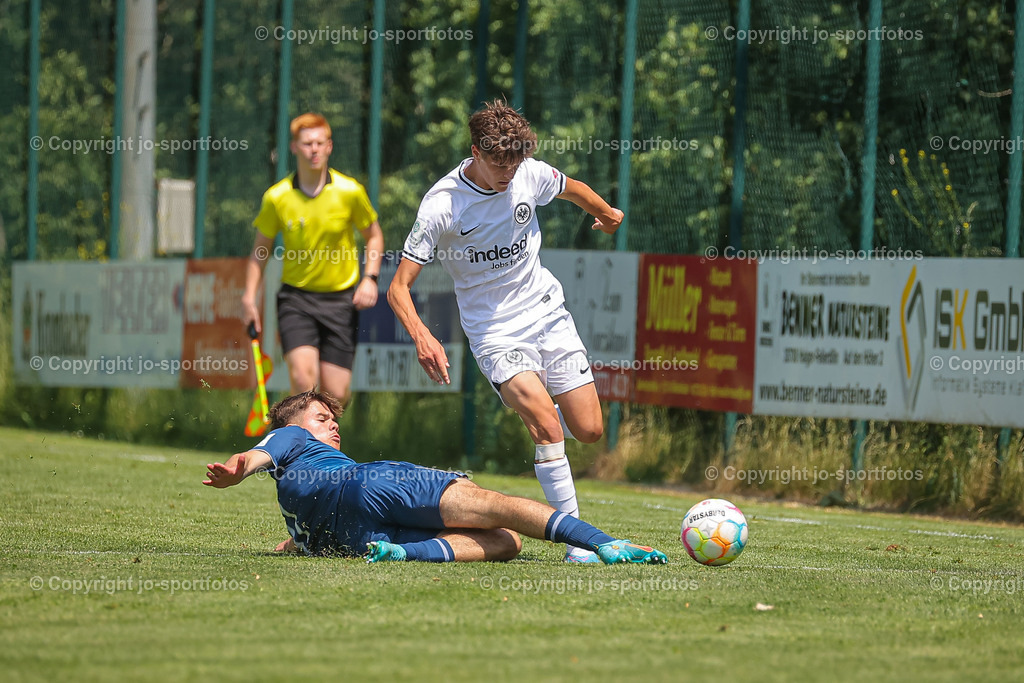 BQ3I6424 | 17.06.2023; Testspiel; Rasenplatz Offdilln; VfL Bochum U17 - Eintracht Frankfurt U17; Ergebnis: 3:1 (1:1)