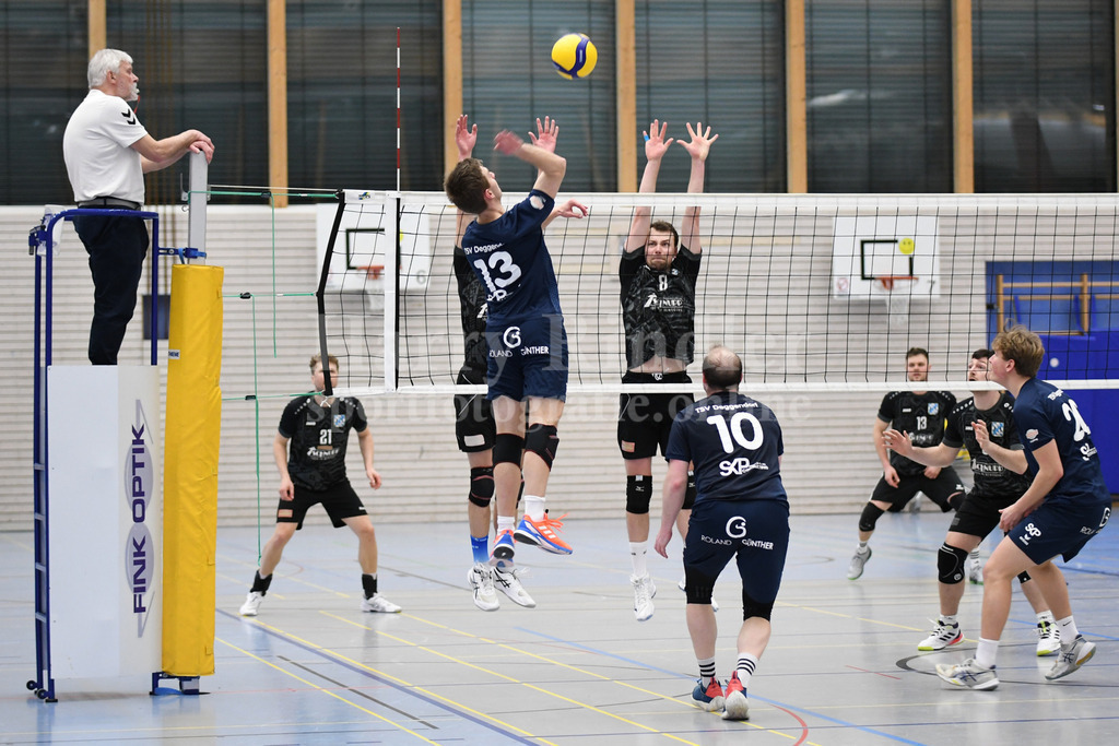 TSV Deggendorf  : VC Eitting 09 | Tim Hartmann (Außenangreifer) gegen seine ehemaligen Kollegen aus Eitting - Realisiert mit Pictrs.com