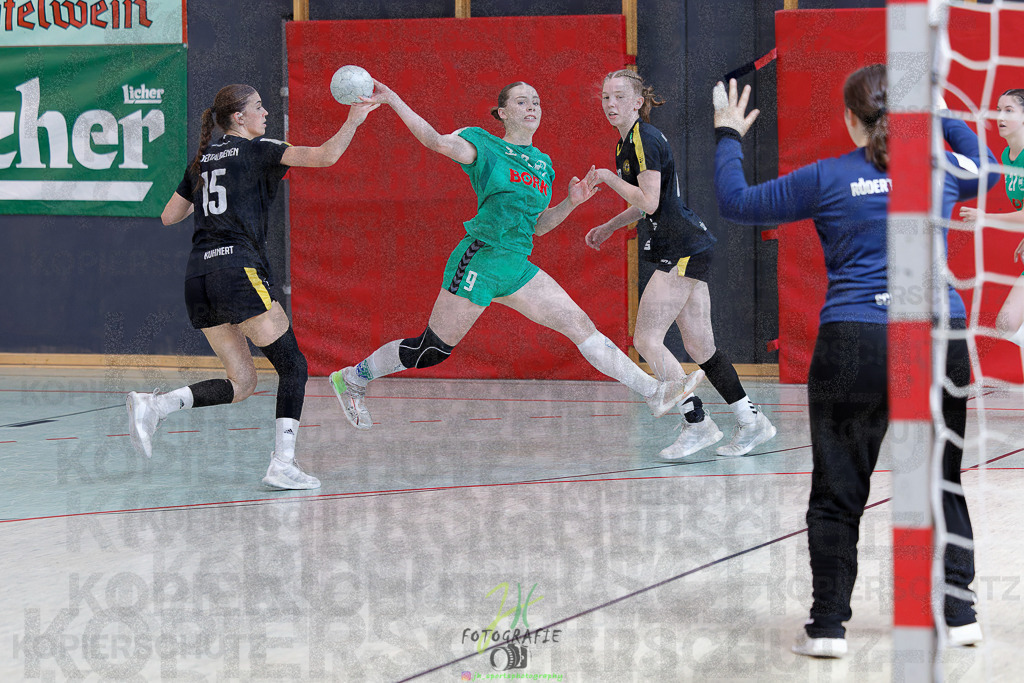 Quali-Turnier JBL wJA; HC Rödertal - HSG Kleenhein/Langgöns | Quali-Turnier JBL wJA; HC Rödertal - HSG Kleenhein/Langgöns am 31.05.2025 in Oberkleen (Weidig-Halle)Photo © 2025 - Jörg Heinrich - Realisiert mit Pictrs.com