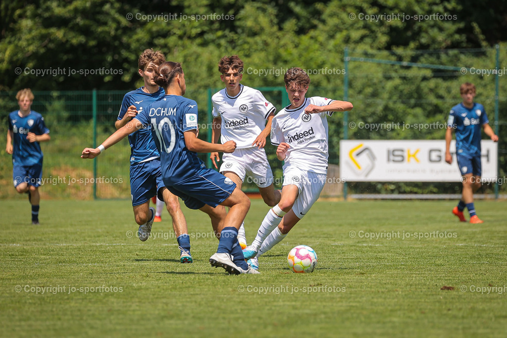 BQ3I6552 | 17.06.2023; Testspiel; Rasenplatz Offdilln; VfL Bochum U17 - Eintracht Frankfurt U17; Ergebnis: 3:1 (1:1)