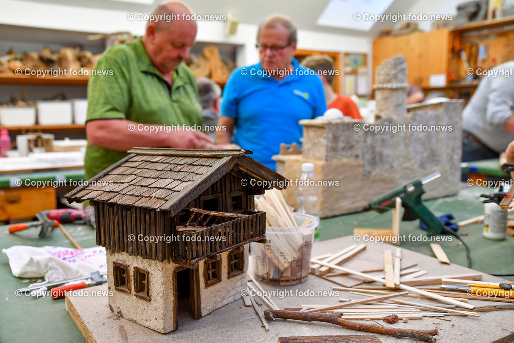 Krippenbauschule Geboltskirchen_ 15.11.2022-40 | 15.11.2022, Geboltskirchen, AUT, Krippenbauschule, im Bild Teil einer selbstgebauten Krippe