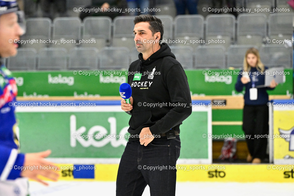 EC IDM WÄRMEPUMPEN VSV vs. FTC-TELEKOM JÉGKORONG | Gert Prohaska, EC IDM WÄRMEPUMPEN VSV vs. FTC-TELEKOM JÉGKORONG, EC IDM WÄRMEPUMPEN VSV vs. FTC-TELEKOM JÉGKORONG am 19.10.2025 in Villach (Stadthalle Villach), Austria, (Photo by Bernd Stefan)