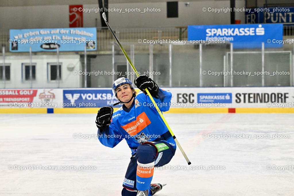 ESC Steindorf Sparkasse Feldkirchen Shooting | #21 Walder Patrik, ESC Steindorf Sparkasse Feldkirchen Shooting, ESC Steindorf Sparkasse Feldkirchen Shooting am 24.10.2025 in Steindorf (Ossiachersee Halle), Austria, (Photo by Bernd Stefan)