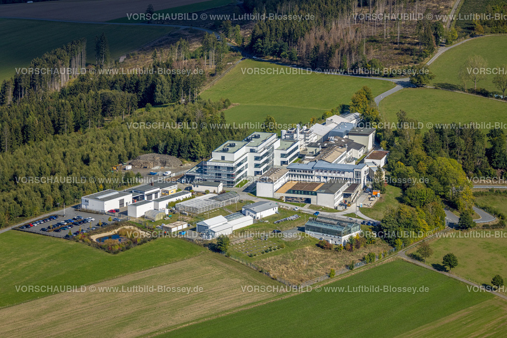 Schmallenberg220903863 | , Luftbild, Fraunhofer-Institut fÃ¼r Molekularbiologie und Angewandte Ã–kologie, Auf dem Aberg, Grafschaft, Schmallenberg, Sauerland, Nordrhein-Westfalen, Deutschland