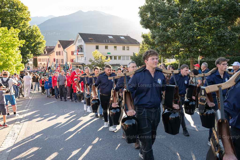 Schwingen -  ESAF Empfang Schwingerkönig 2025 | Maienfeld, 3.9.25, Schwingen - ESAF Empfang Schwingerkönig.