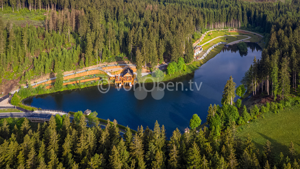 Der Ölschnitzsee bei Windheim | Luftbilder, Drohnenbilder, Oberfranken, Bayern, Kronach, Lichtenfels, Kulmbach, Thüringen, Frankenwald, Thüringerwald - Realisiert mit Pictrs.com