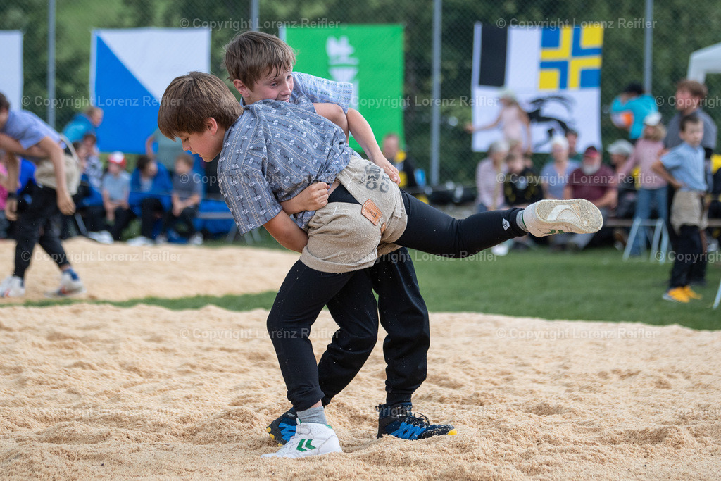 Schwingen -  Appenzeller Kantonal Nachwuchsschwingertag 2024 | Hundwil, 6.7.24, Schwingen - Appenzeller Kantonal Nachwuchsschwingertag.