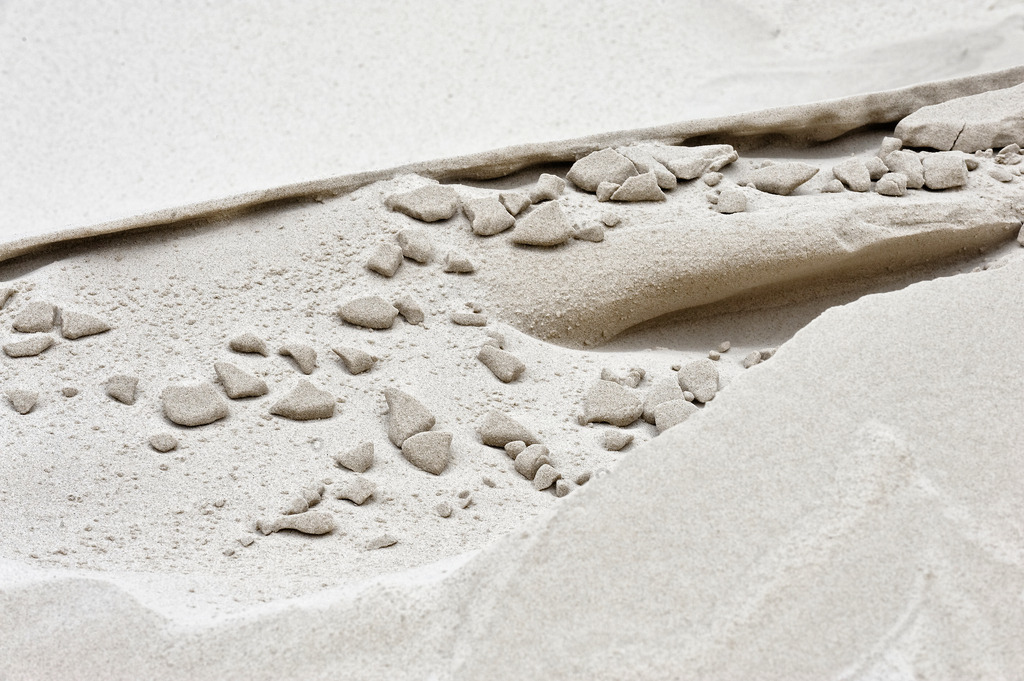 Struktur im Sandboden | Europa, Deutschland, Schleswig-Holstein, Wittduen, Struktur im Sandboden - Realisiert mit Pictrs.com
