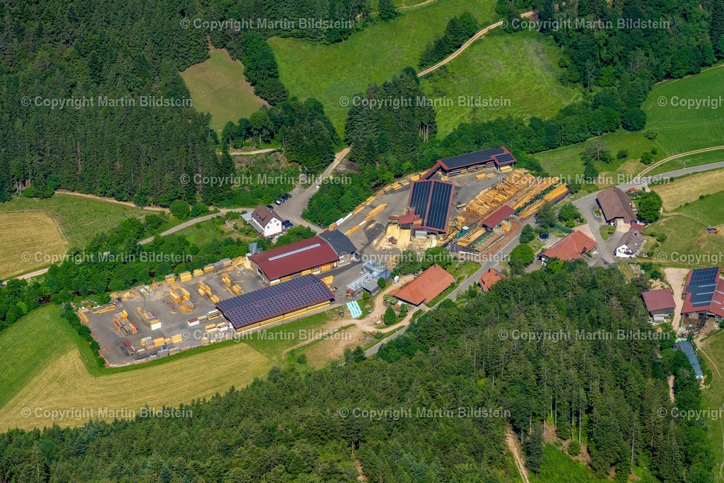 Elzach-1-6-23-1 | Bilder Fotos Luftbilder Luftaufnahmen Deutschland Süden Westen Schwarzwald Baden Württemberg  