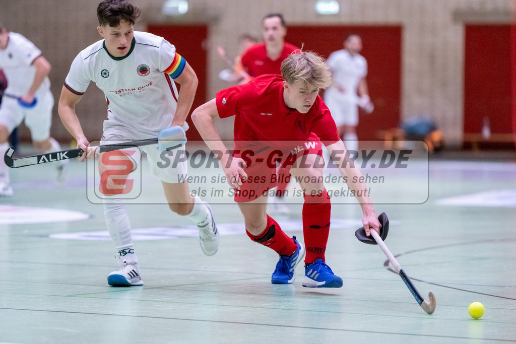 HK_20241220_100554 | 1. Bundesliga Halle Herren Crefelder HTC - Gladbacher HTC am 20.12.2024 Halle Glockenpitz, Krefeld ,