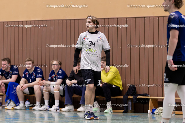 Handball I Herren I Saison 2025-2026 I SHSE Manfred-Frank-Pokal I Viertelfinale I HSG Kalkberg 06 II - HSG Kalkberg 06 118 | Frederic Wesche (34, HSG Kalkberg 06 II) - Realisiert mit Pictrs.com