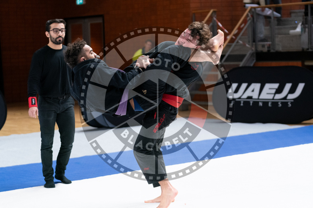 20241012PBB1222 | Athletes compete during the AJP Tour Europe Continental Jiu-Jitsu Professional Championship on October 12, 2024 in Almere near Amsterdam, Netherlands. © Chiara Dazi / photoblackbelt