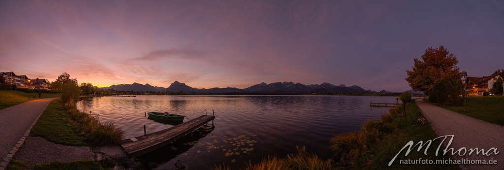 Sonnenaufgangspanorama Hopfensee | Dies ist der Online-Shop von naturfoto.michaelthoma.de. Ich bin leidenschaftlicher Naturfotograf und fotografiere von der Andromedagalaxie bis zum Zwergtaucher, von der Ameise bis zum Orionnebel alles was mit Natur zu tun hat. Hier kann eine Auswahl meine - Realisiert mit Pictrs.com