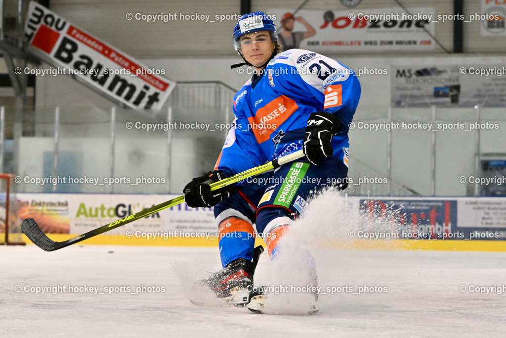 ESC Steindorf Sparkasse Feldkirchen Shooting | #21 Walder Patrik, ESC Steindorf Sparkasse Feldkirchen Shooting, ESC Steindorf Sparkasse Feldkirchen Shooting am 24.10.2025 in Steindorf (Ossiachersee Halle), Austria, (Photo by Bernd Stefan)