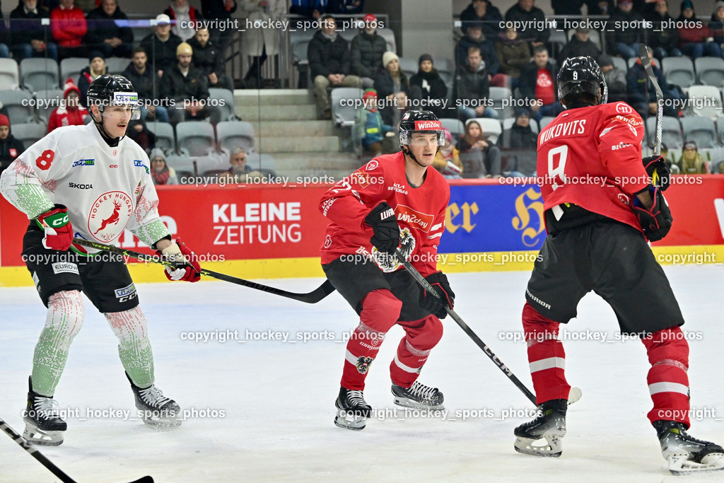 Österreich vs. Ungarn 14.12.2023 | Österreich vs. Ungarn 14.12.2023, Österreich vs. Ungarn  am 14.12.2023 in Klagenfurt (Heidi Horten Arena), Austria, (Photo by Bernd Stefan)