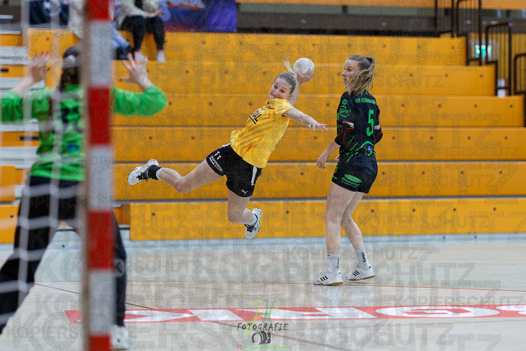 Frauen Oberliga Mitte (HHV); HSG Kleenheim/Langgöns II - HSG Eibelshausen/Ewersbach | Frauen Oberliga Mitte (HHV); HSG Kleenheim/Langgöns II - HSG Eibelshausen/Ewersbach am 01.11.2025 in Oberkleen (Weidig-Halle)Photo © 2025 - Jörg Heinrich - Realisiert mit Pictrs.com