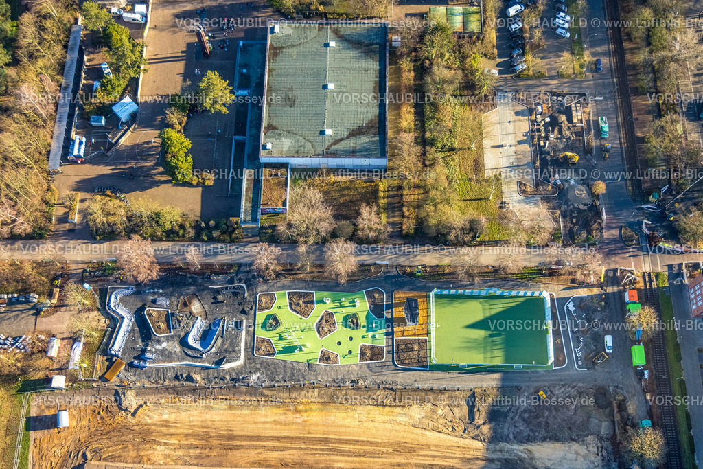 Hamm251202294 | Luftbild, Neue Mitte Uentrop, Baustelle Grüne Umweltachse mit Sportpark und Freizeitpark Werner-Figgen-Weg Ecke Alter Grenzweg, Uentrop, Hamm, Ruhrgebiet, Nordrhein-Westfalen, Deutschland