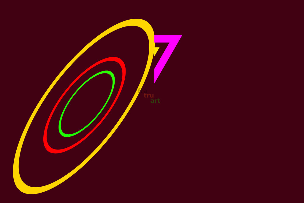 Kreislinien und Ecken | Grafik - Realisiert mit Pictrs.com