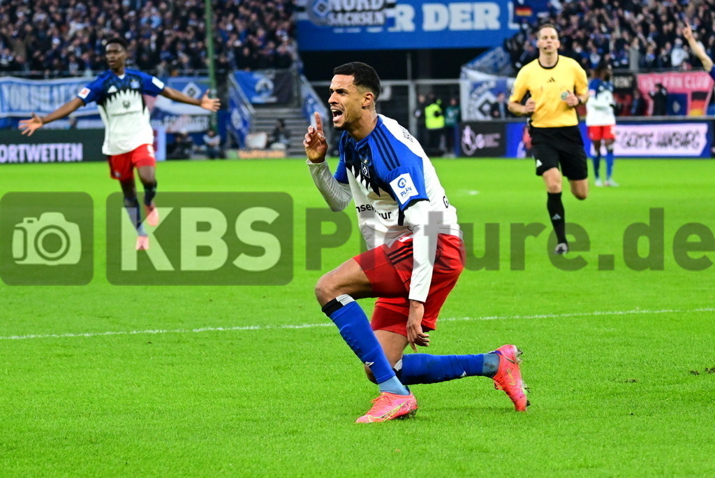 KBS Picture_HSV-Stuttgart_008 | HSV Torjubel zum 1:0 Torschuetze ist Glatzel Robert (HSV) ,Sportplatz :  Volksparkstadion, - Realisiert mit Pictrs.com