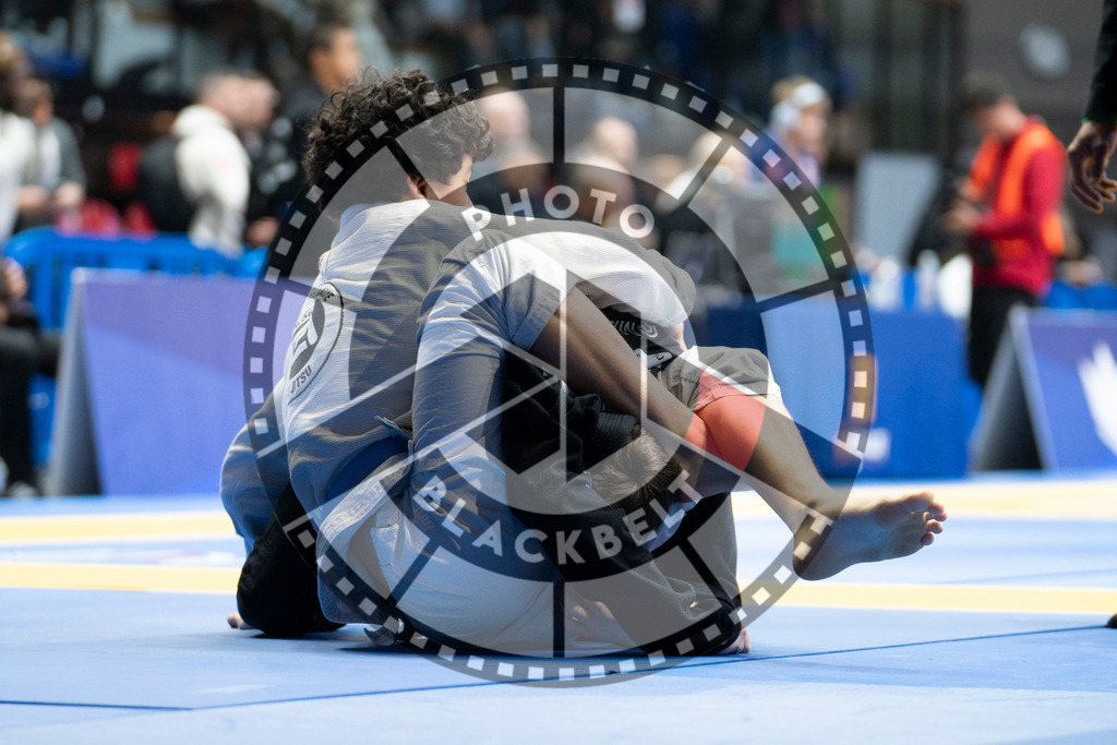 20240119PBB2119 | Fighters compete during the IBJJF European Championship in Paris, France, on January 19, 2024.