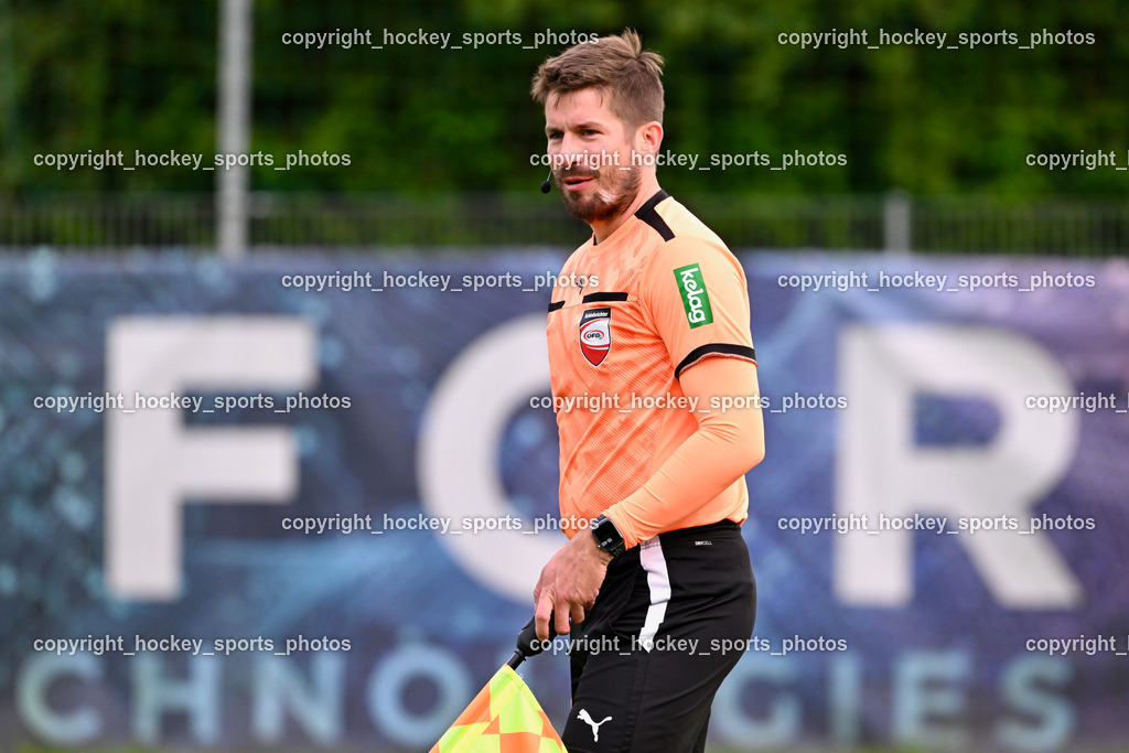 SAK vs. SV Spittal Drau 1921 | Jürgen Hartenberger Referee, SAK vs. SV Spittal Drau 1921, SAK vs. SV Spittal Drau 1921 am 23.05.2025 in Klagenfurt (Sportpark Welzenegg), Austria, (Photo by Bernd Stefan)