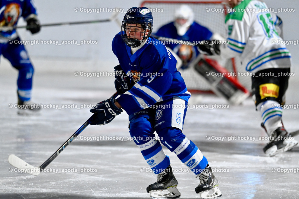EC Tigers Paternion vs. EC Feld am See Ledenitzen | #9 Gratzer Julian EC Tigers Paternion, EC Tigers Paternion vs. EC Feld am See Ledenitzen, EC Tigers Paternion vs. EC Feld am See Ledenitzen am 19.01.2025 in Villach (Eisplatz Paternion), Austria, (Photo by Bernd Stefan)
