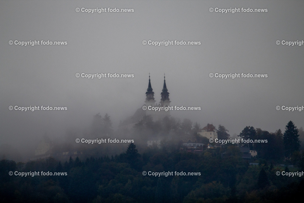 Poestlingberg_ Nebel_ Herbst_ 05.10.2024-3 | 26.02.2024, Poestlingberg, AUT, Herbst, im Bild Poestlingberg, Berg, Nebel, Himmel, Ausflugsziel, Aussicht, Jahreszeit
