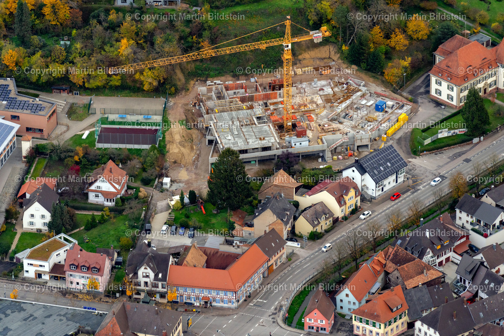 Baustelle Projekt am Frauenweg  | Bilder Fotos Luftbilder Luftaufnahmen Deutschland Süden Westen Schwarzwald Baden Württemberg  